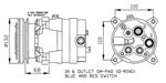 FC0645 Compressor, air conditioning 1131527 5110393 OPEL OMEGA 1986-